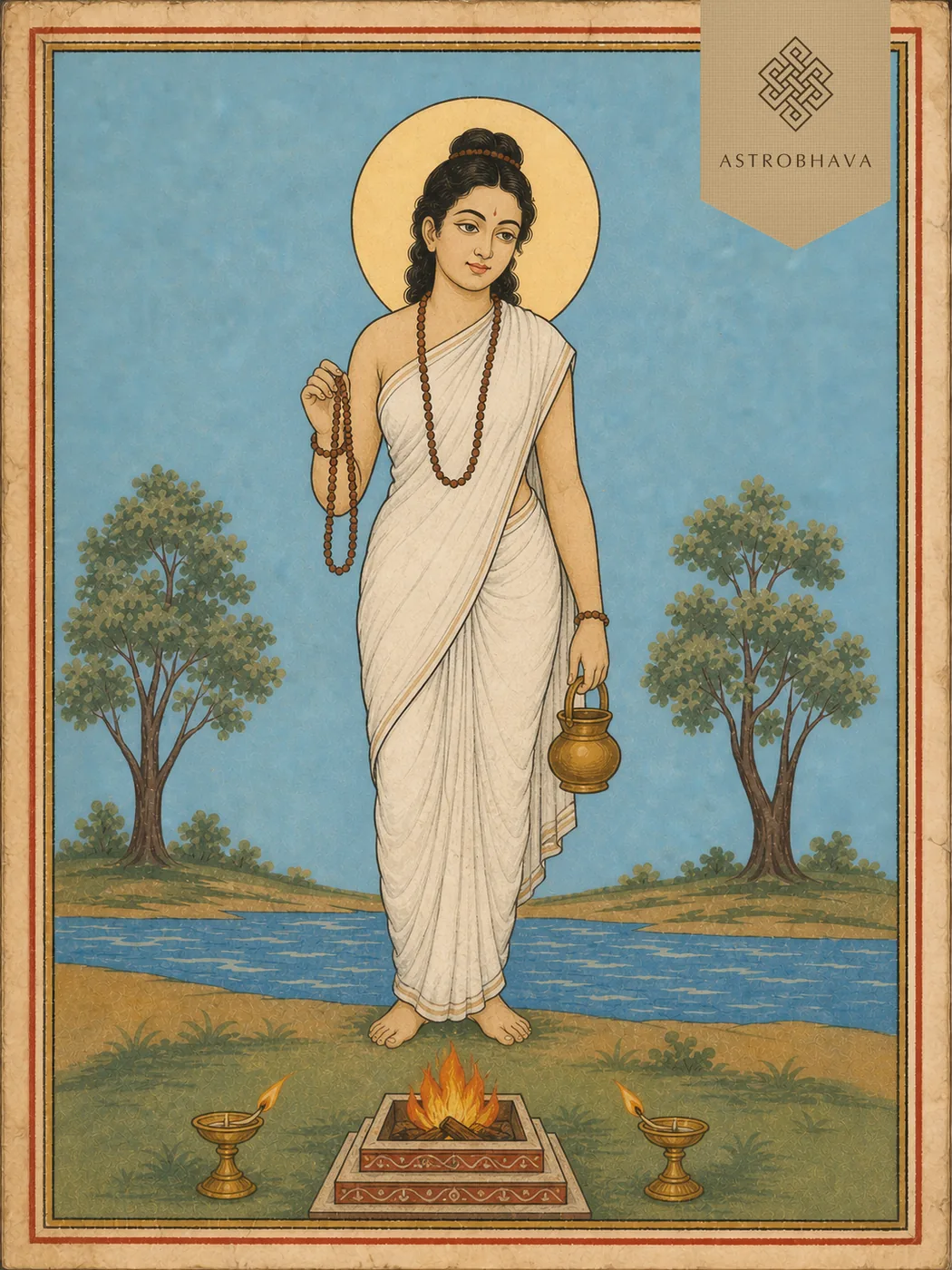 Brahmacharini, invoked in the Brahmacharini Homa