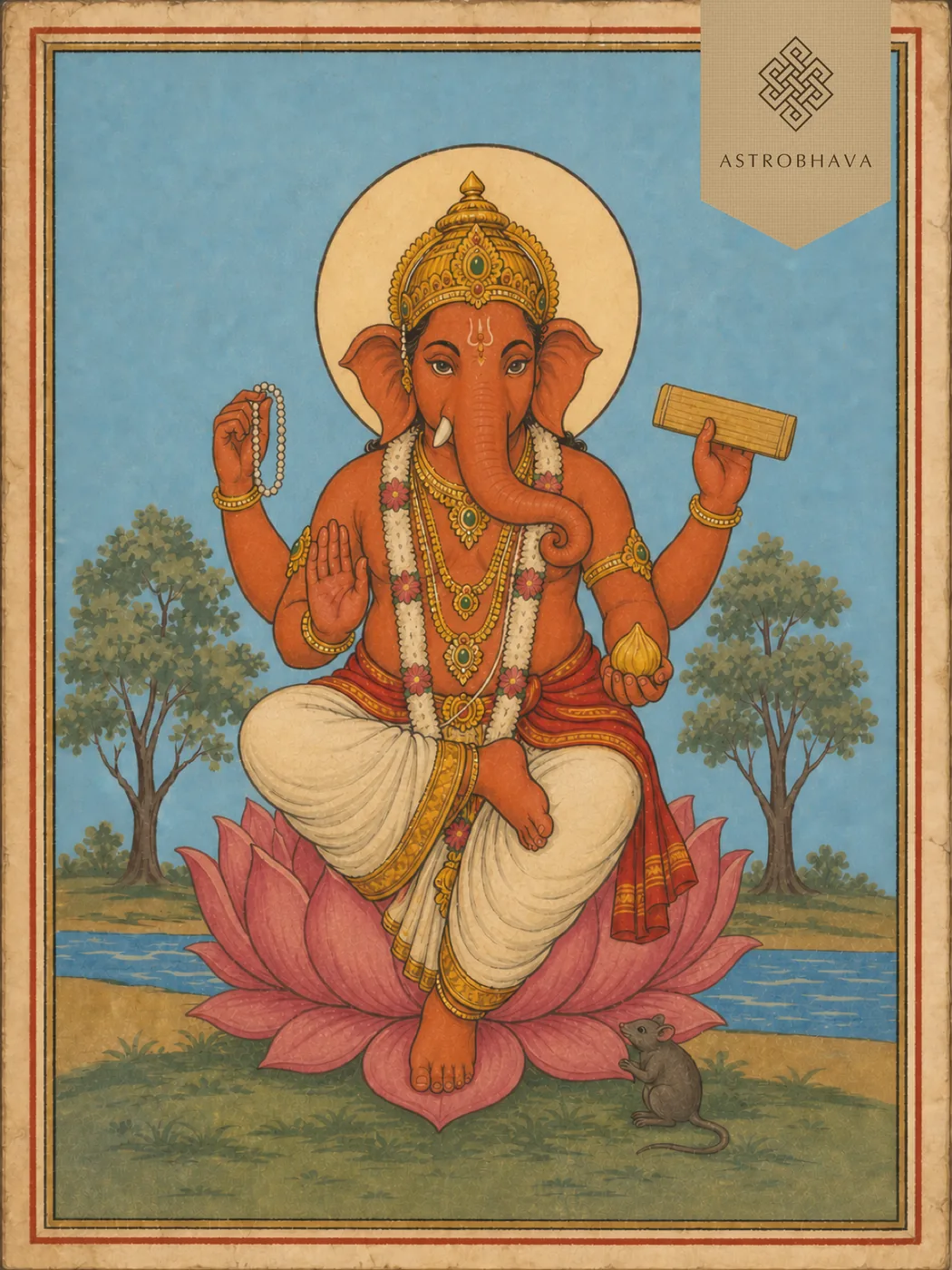 Vidya Ganapathi, invoked in the Vidya Ganapathi Homa